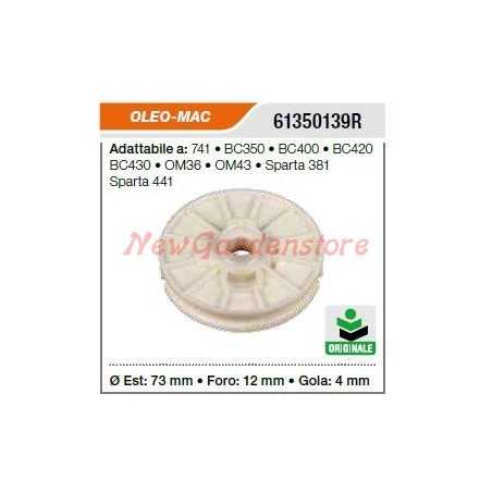Poulie de démarrage MITSUBISHI débroussailleuse 741 BC350 400 420 430 61350139R | NewgardenParts.com