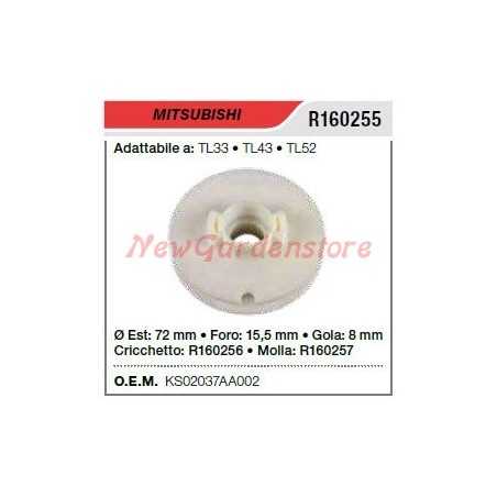 Polea de arranque MITSUBISHI desbrozadora TL33 TL43 TL52 R160255 | NewgardenParts.com