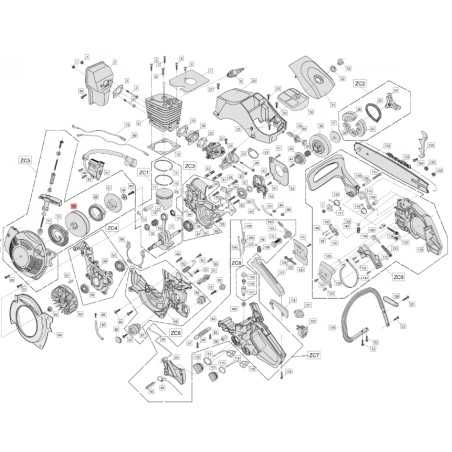 Puleggia avviamento ORIGINALE BLUEBIRD per motosega CS 390 CS590-104 | NewgardenParts.com