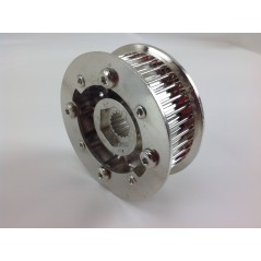 Polea dentada cromada 38D para tractor cortacésped SIMPLICITY LANCER | NewgardenParts.com
