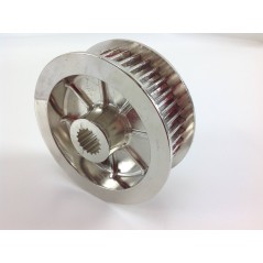 Polea dentada cromada 38D para tractor cortacésped SIMPLICITY LANCER | NewgardenParts.com