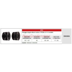 MTD Rasentraktor Mähermotor doppelte Riemenscheibe R303836 | NewgardenParts.com