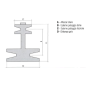 ORIGINAL STIGA GGP polea de transmisión para tractor de césped 125601568/0 ORIGINAL STIGA GGP polea de transmisión para tractor de césped 125601568/0