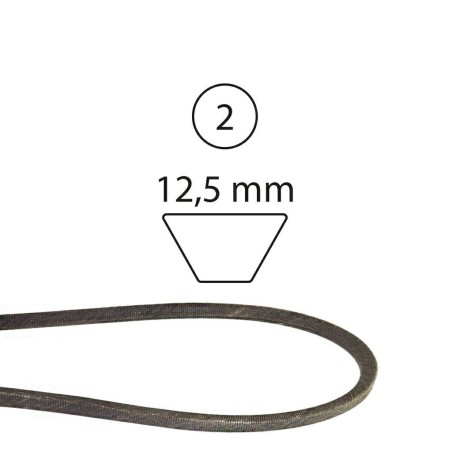 AL-KO lawn tractor mower blade belt 520621 473441 | NewgardenParts.com