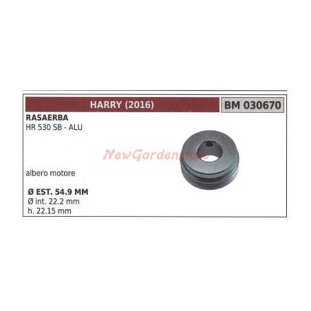 Poulie pour tondeuse HR530SB ALU HARRY 030670 | NewgardenParts.com