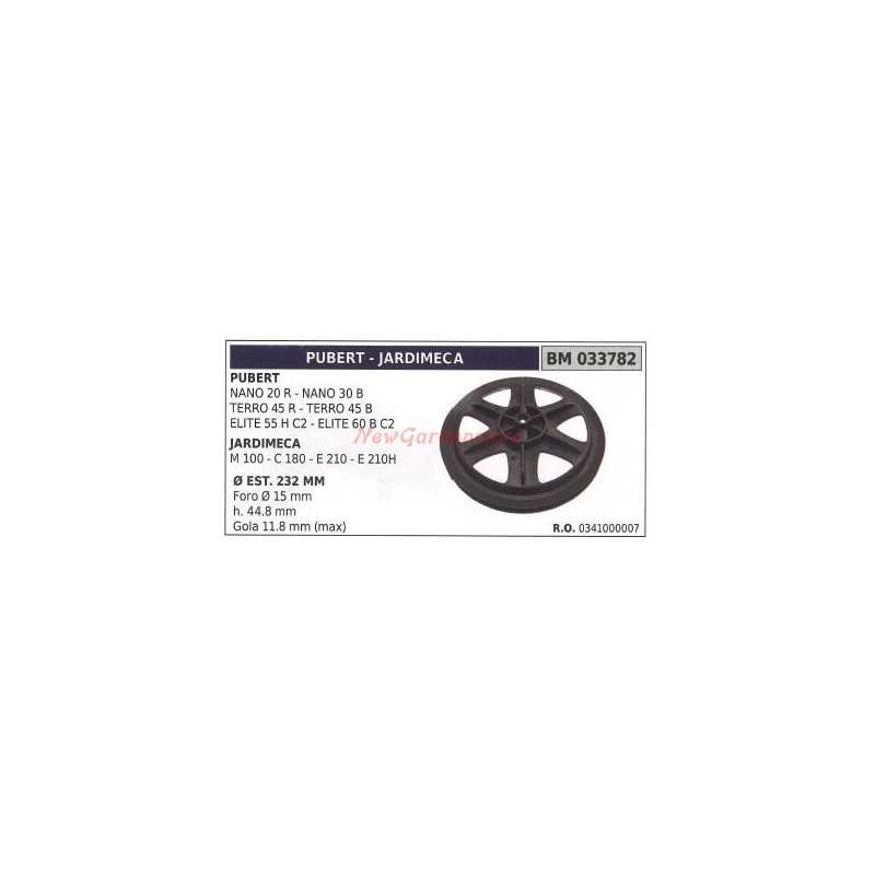 NANO 20R lawnmower mower pulley PUBERT 033782