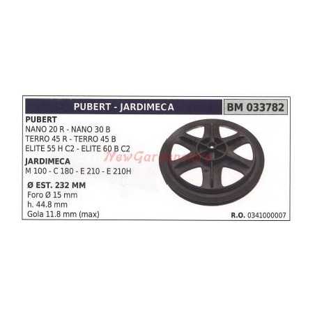 NANO 20R lawnmower mower pulley PUBERT 033782 | NewgardenParts.com
