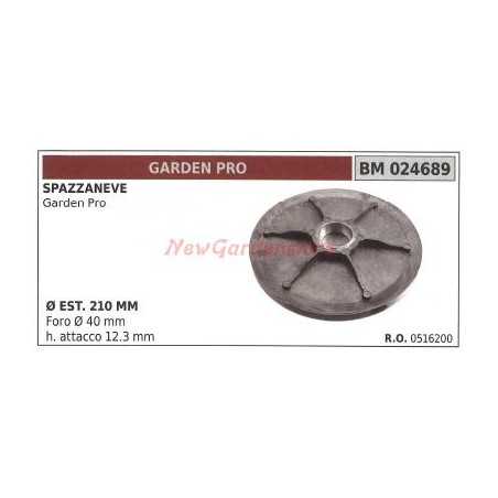 Puleggia per spazzaneve GARDENPRO 024689 | NewgardenParts.com