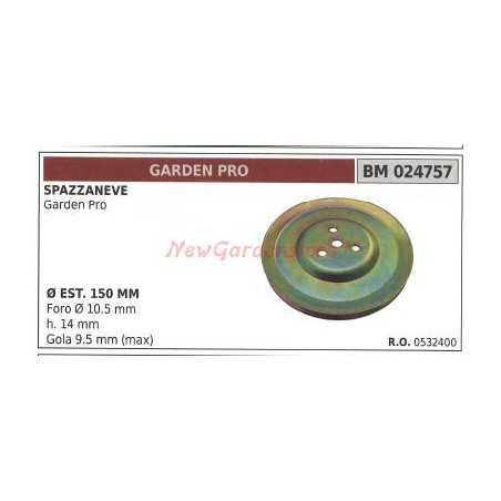 Puleggia per spazzaneve GARDENPRO 024757 | NewgardenParts.com