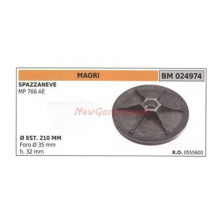Puleggia per spazzaneve MP 766 AE MAORI 024974 | NewgardenParts.com