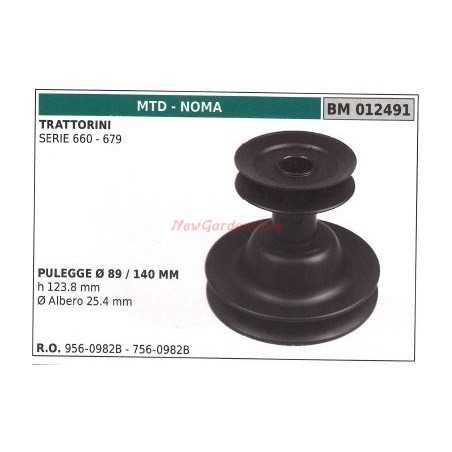 Umlenkrolle für Rasentraktor der Serie 660 679 MTD 012491 | NewgardenParts.com