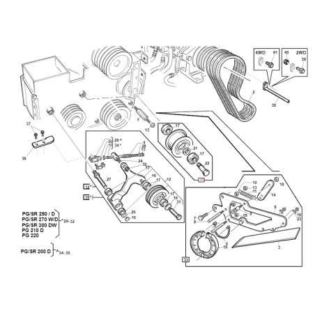 Pre-assembled belt retaining pulley PG ORIGINAL GIANNI FERRARI BFB 95302101700 | NewgardenParts.com