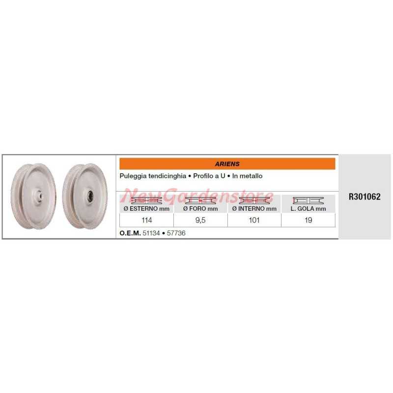 Polea loca ARIENS para tractor de césped R301062