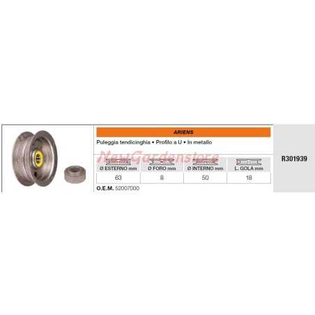 Polea tensora ARIENS para tractor de césped cruzado R301939 | NewgardenParts.com
