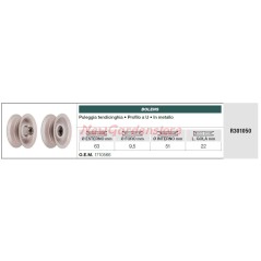 BOLENS idler pulley for lawn tractor R301050 | NewgardenParts.com