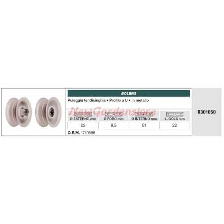 BOLENS idler pulley for lawn tractor R301050 | NewgardenParts.com