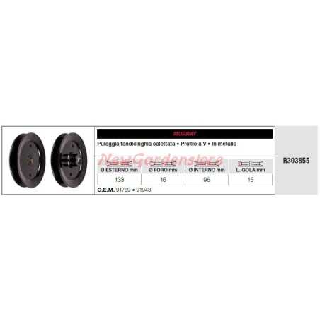Polea tensora de la correa del tractor cortacésped MURRAY R303855 | NewgardenParts.com