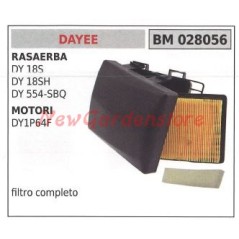 Air filter DAYEE for lawn mowers DY 18S and engines DY1P64F 028056