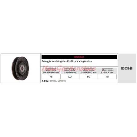 Polea tensora de la correa MURRAY Cortacésped tractor R303848 | NewgardenParts.com