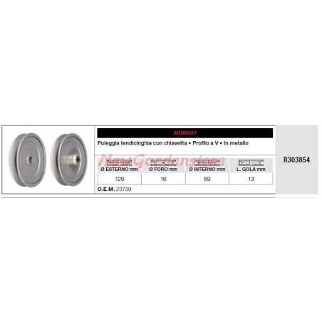 Polea tensora de la correa de la cortadora de césped MURRAY R303854 | NewgardenParts.com