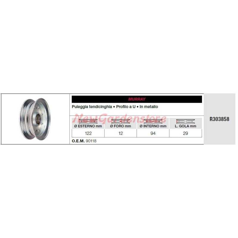 Puleggia tendicinghia MURRAY trattorino rasaerba tagliaerba R303858