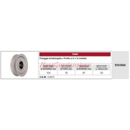 TORO Umlenkrolle TORO Rasentraktor Mähwerk R303868 | NewgardenParts.com