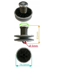Puleggia trasmissione variatore ORIGINALE STIGA rasaerba 460PD 122601932/0 | NewgardenParts.com