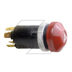 Illuminated 12V waterproof emergency pushbutton switch for agricultural tractor | NewgardenParts.com