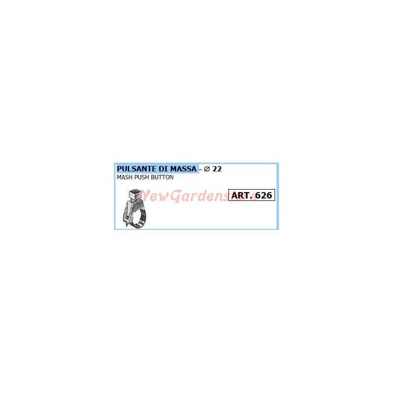 Earthing button Ø 22mm motor cultivator motor cultivator 626