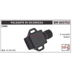 Bouton de sécurité COBO 3 bornes faston 003753 15105000 | NewgardenParts.com