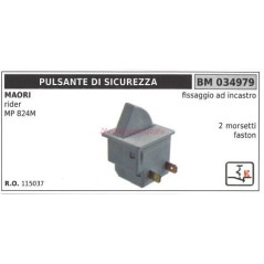 Pulsante di sicurezza MAORI motore rider MP 824M 2 morsetti faston 034979 | NewgardenParts.com