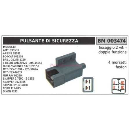 Sicherheitstaster Modelle ariens 88281 bobcat 108208 mtd 725-1657a 003474 | NewgardenParts.com