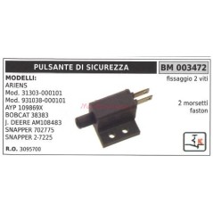 Sicherheitstaste ariens Modelle mod. 31303-000101 bobcat 38383 003472 | NewgardenParts.com