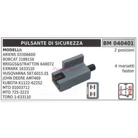 Safety switch BRIGGS&STRATTON models ariens 03306600 bobcat 040401 | NewgardenParts.com