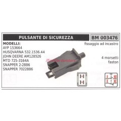 Botón de seguridad modelos HUSQVARNA 532.1536.44 AYP 153664 003476 | NewgardenParts.com