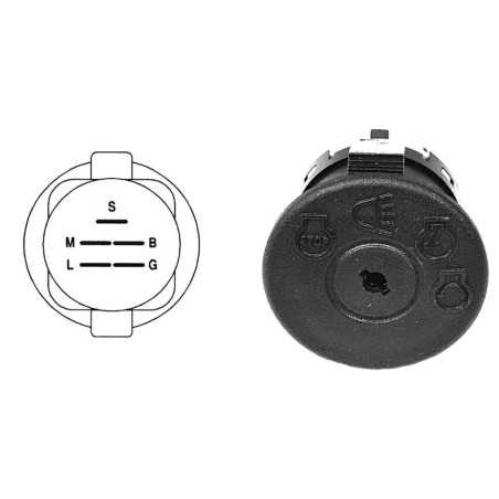 Quadro avviamento 5 poli trattorino tagliaerba rasaerba HUSQVARNA 531212334 | NewgardenParts.com