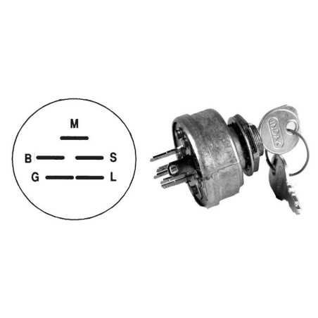 Boite de démarrage 5 pôles pour tracteur tondeuse UNIVERSAL 330037 | NewgardenParts.com