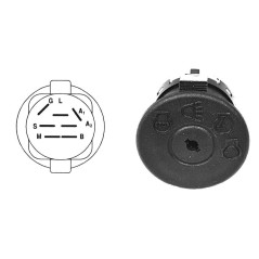 Boite de démarrage 7 pôles tracteur tondeuse HUSQVARNA 532 175566 94762