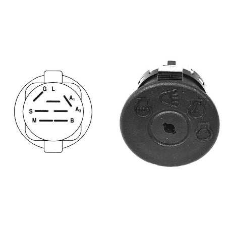Boite de démarrage 7 pôles tracteur tondeuse HUSQVARNA 532 175566 94762 | NewgardenParts.com