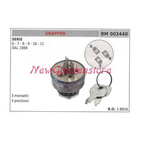 Starter switch box Snapper lawn tractor series 6 7 8 003440 | NewgardenParts.com