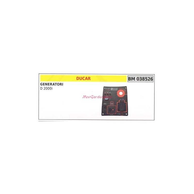 DUCAR-Schalttafel für Generator D 2000i 038526