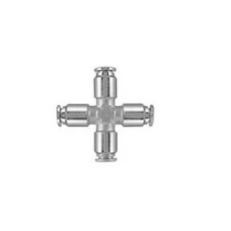 Raccordo a croce intermedio per tubo 1/4 FREEZANZ | NewgardenParts.com