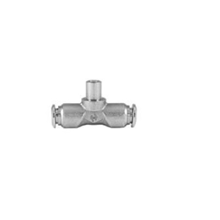 Raccordo a T intermedio con adattatore porta ugello per tubo 1/4 FREEZANZ | NewgardenParts.com