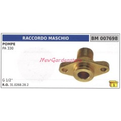 Raccord mâle UNIVERSEL pompe Bertolini PA 330 007698
