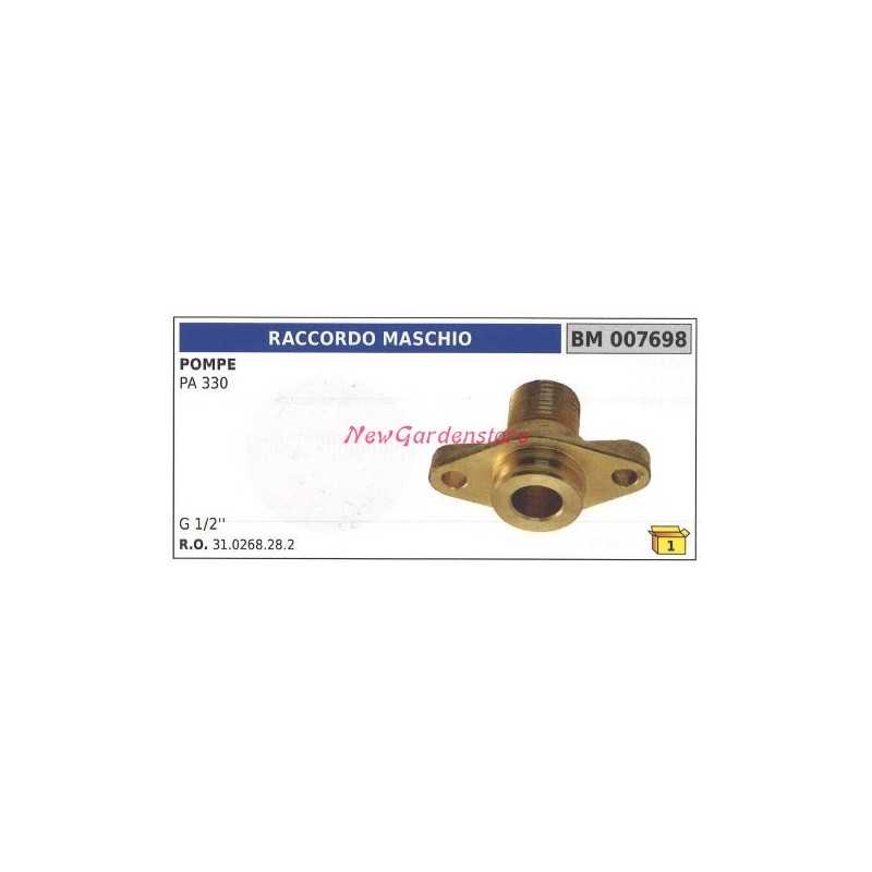 Raccordo maschio UNIVERSALE pompa Bertolini PA 330 007698