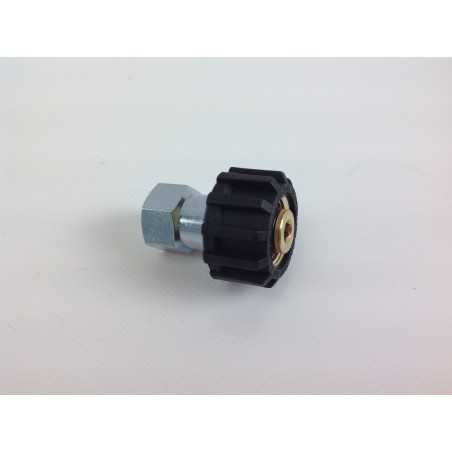 Conector para hidrolimpiadora con manguito G 3/8 F entrada M 22 x 1,5 F conexión | NewgardenParts.com