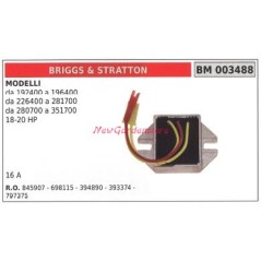 Regolatore di tensione briggs&stratton modelli da 192400 a 196400 003488