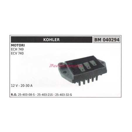 Regolatore di tensione KOHLER motore ECH 749 ECV 740 12 V - 20-30 A 040294 | NewgardenParts.com