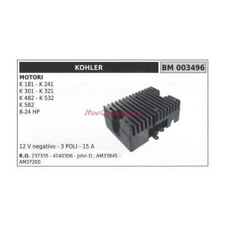 KOHLER motor K 181 241 301 321 482 532 582 8-24HP voltage regulator 003496 | NewgardenParts.com