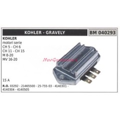 Regolatore di tensione KOHLER motore serie CH 5 6 11 15 M 8-20 MV 16-20 040293 | NewgardenParts.com